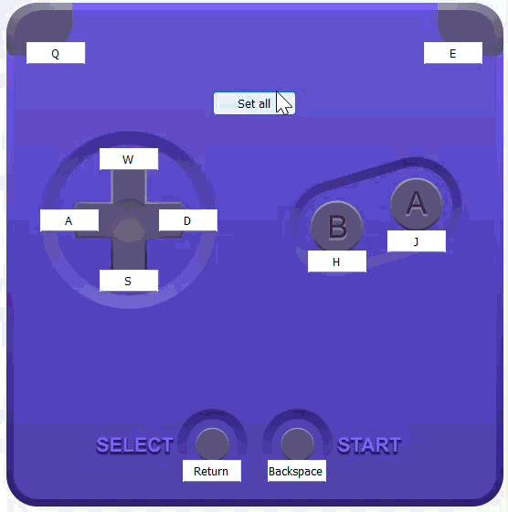 Set all option for the keyboard