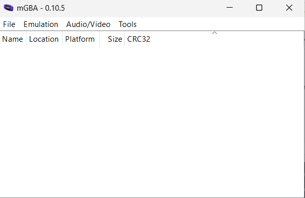 List home screen