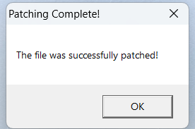 Successful patch Successful ips